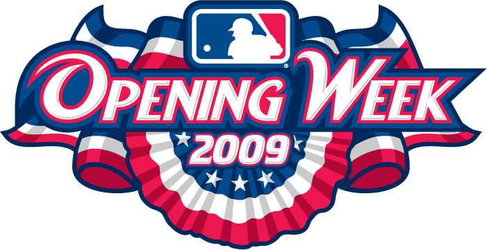 MLB Opening Day 2009 Special Event Logo iron on transfers for clothing
